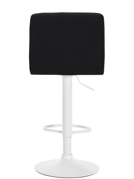 Lot de 2 tabourets de bar Calma tissu, noir Lot de 2 tabourets de bar Calma tissu, noir