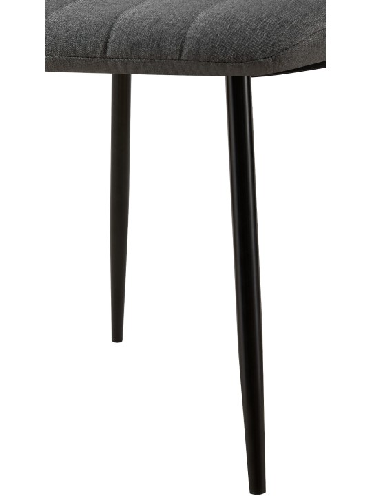Chaise Dijon tissu, gris foncé Chaise Dijon tissu, gris foncé