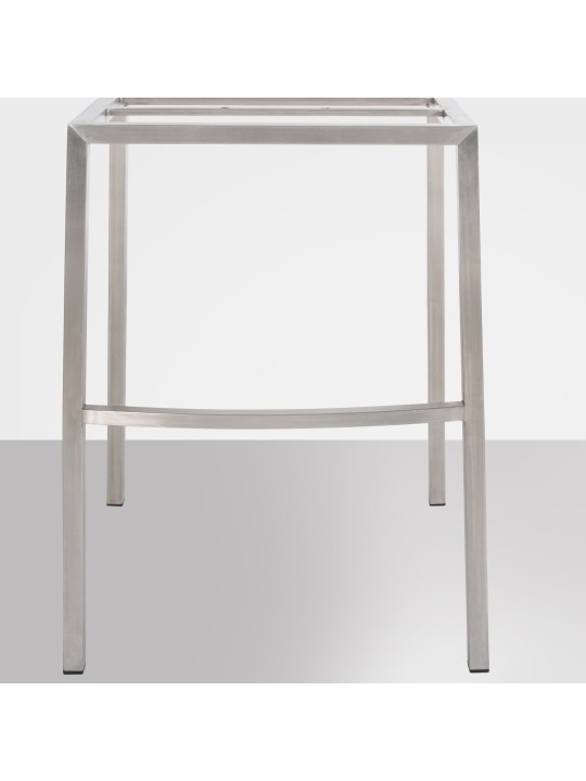 Tabouret de bar Damaso E velours avec structure 4 pieds, vert