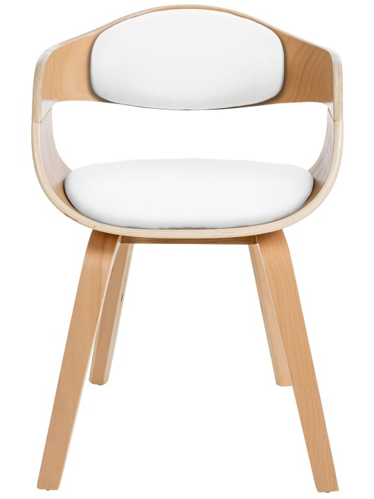 Chaise visiteur Kingston, naturel/blanc Chaise visiteur Kingston, naturel/blanc