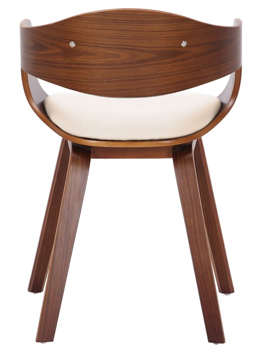 Chaise visiteur Kingston, noyer/crème Chaise visiteur Kingston, noyer/crème