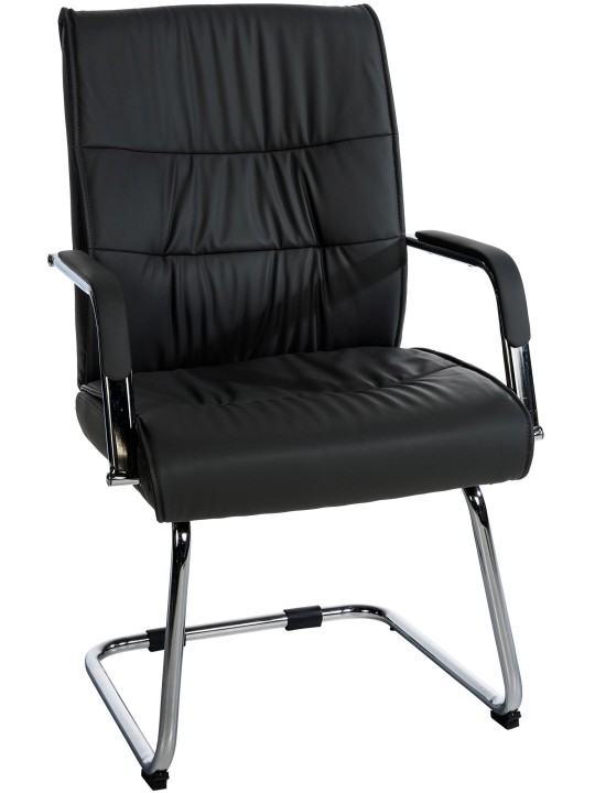 Chaise visiteur Sievert, noir