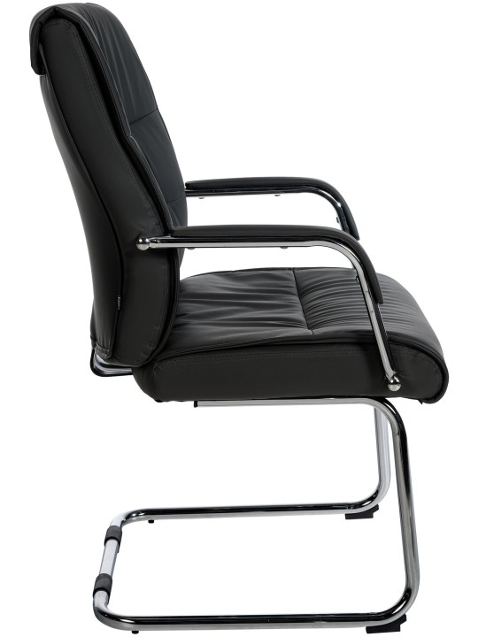 Chaise visiteur Sievert, noir
