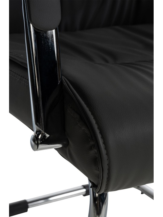 Chaise visiteur Sievert, noir