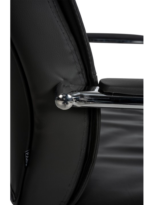 Chaise visiteur Sievert, noir