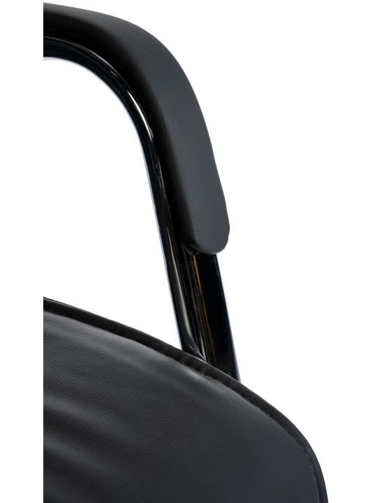 Lot de 2 chaises visiteurs Sievert, noir