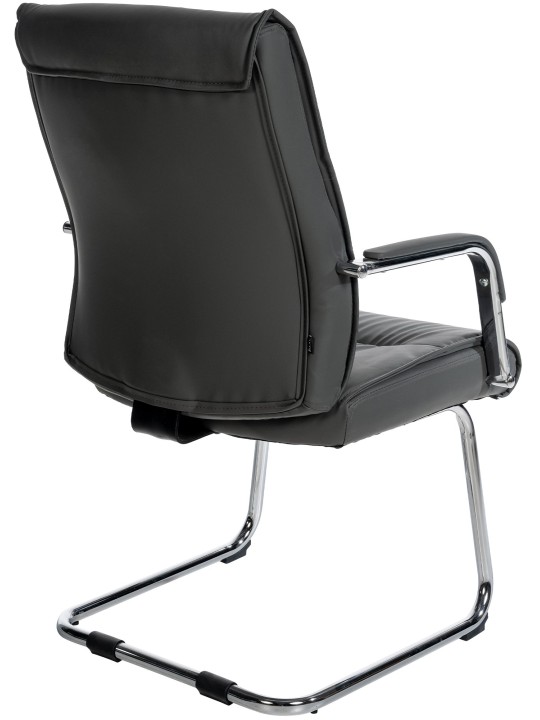 Lot de 2 chaises visiteurs Sievert, gris