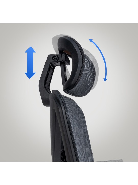 Chaise de bureau Grover, noir