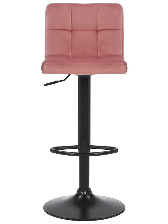 Tabouret de bar Feni velours, rose