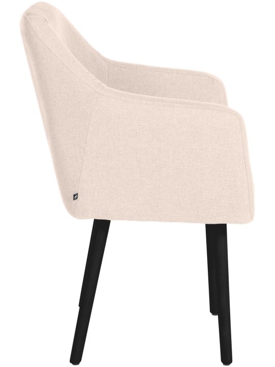 Chaise visiteur Utrecht tissu, beige
