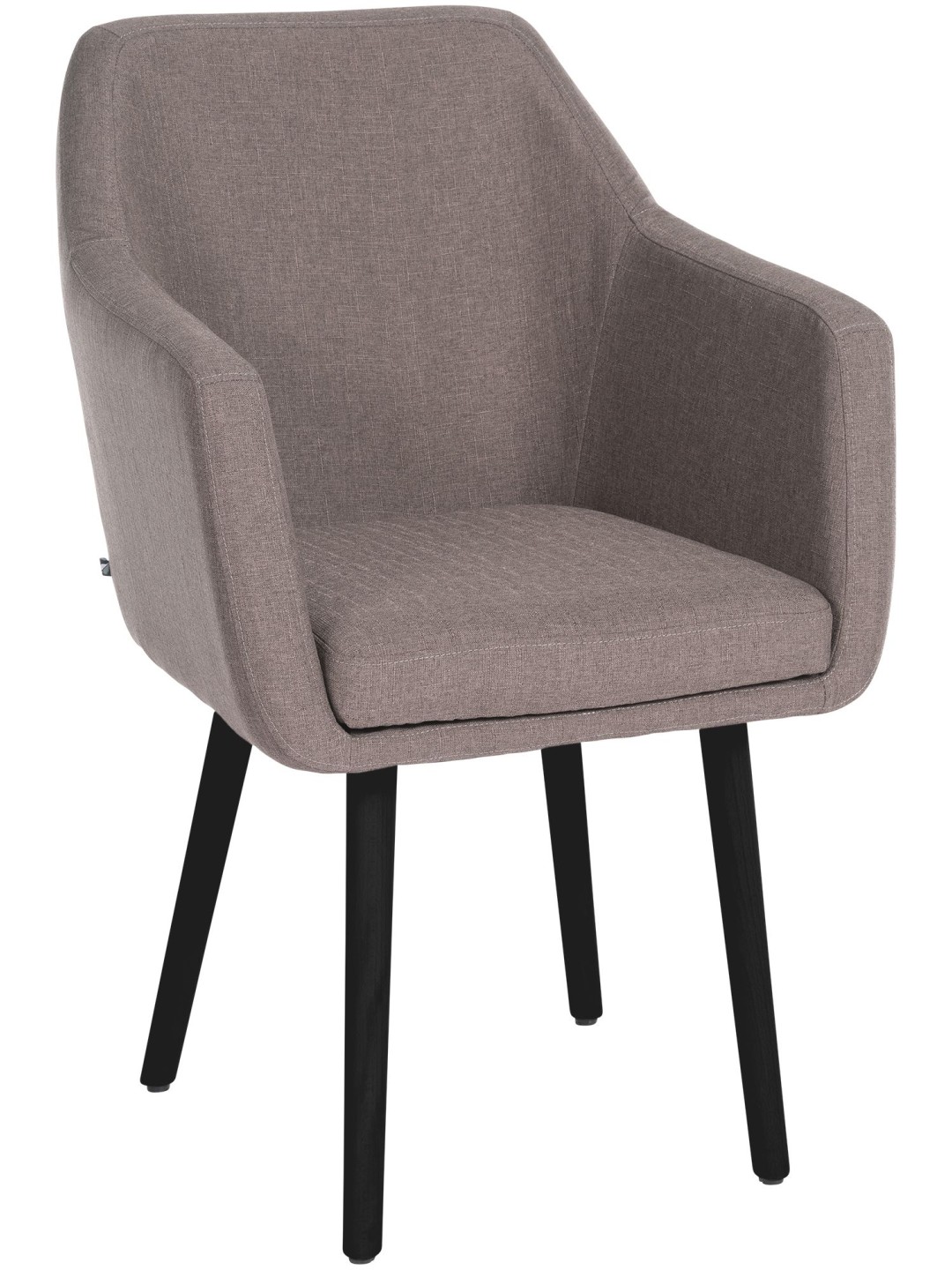 Chaise visiteur Utrecht tissu, taupe