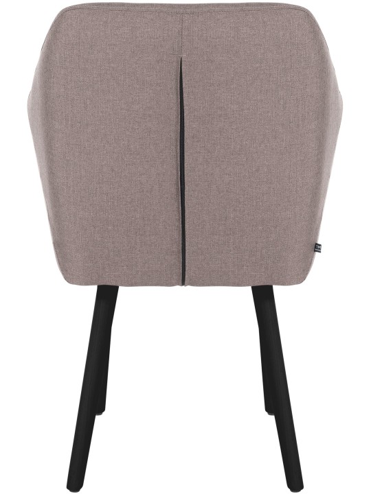Chaise visiteur Utrecht tissu, taupe Chaise visiteur Utrecht tissu, taupe