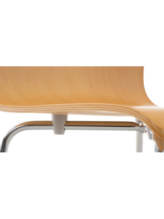 Chaise visiteur Pepe, naturel