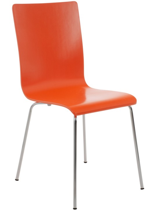 Chaise visiteur Pepe, orange