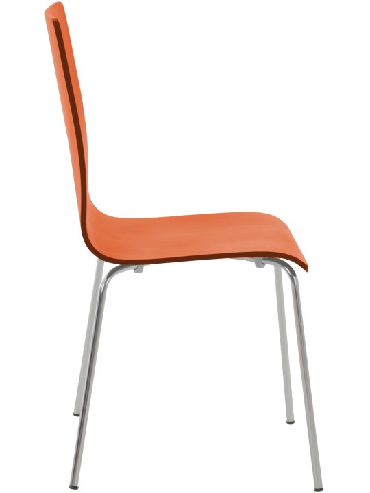 Chaise visiteur Pepe, orange