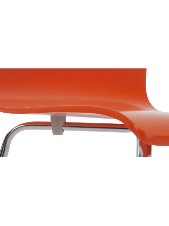 Chaise visiteur Pepe, orange