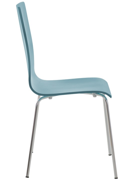 Chaise visiteur Pepe, bleu clair