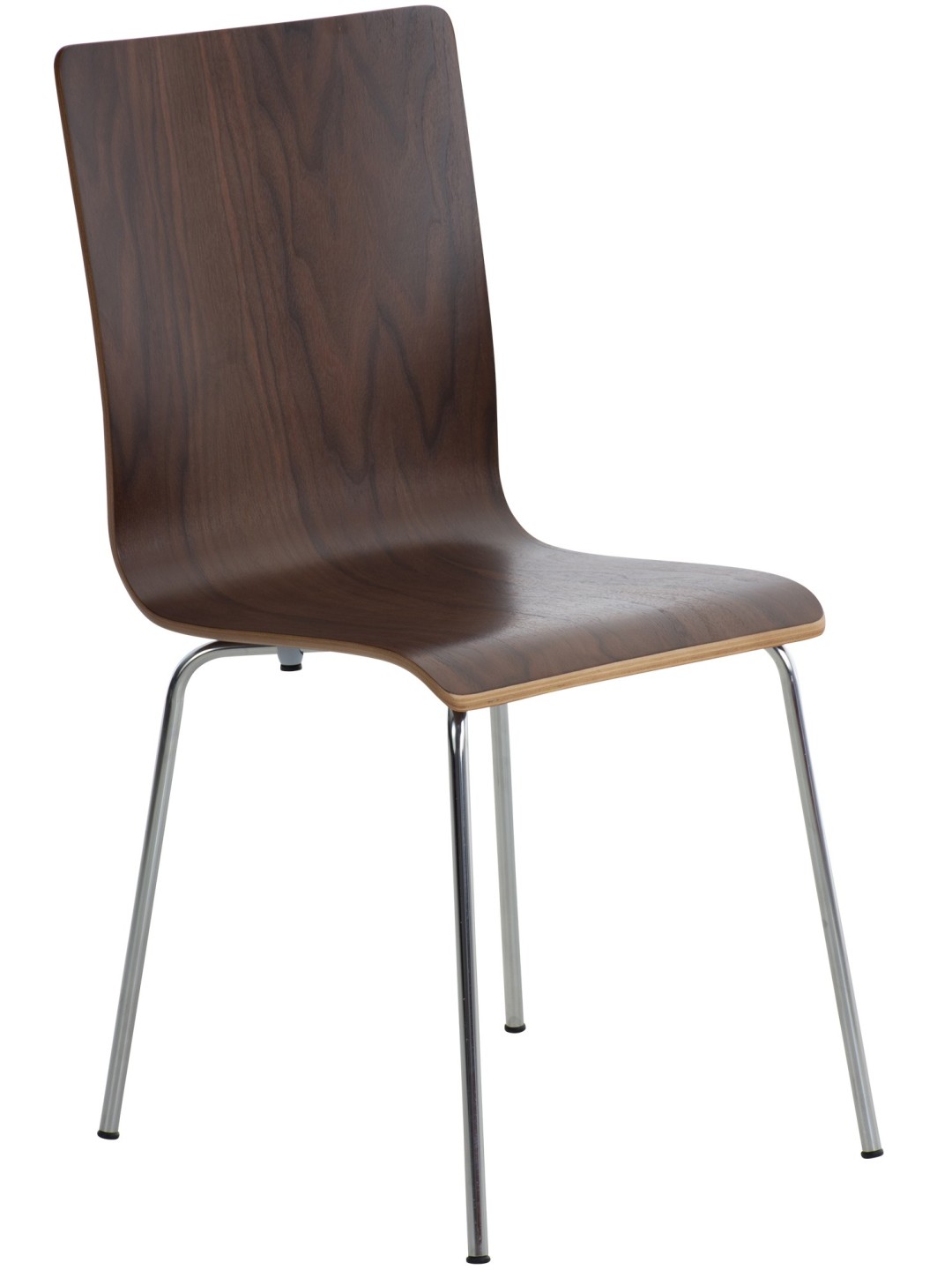 Chaise visiteur Pepe, noyer