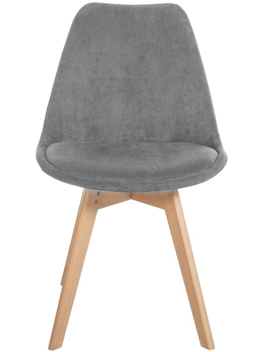 Chaise Linares Cord, gris