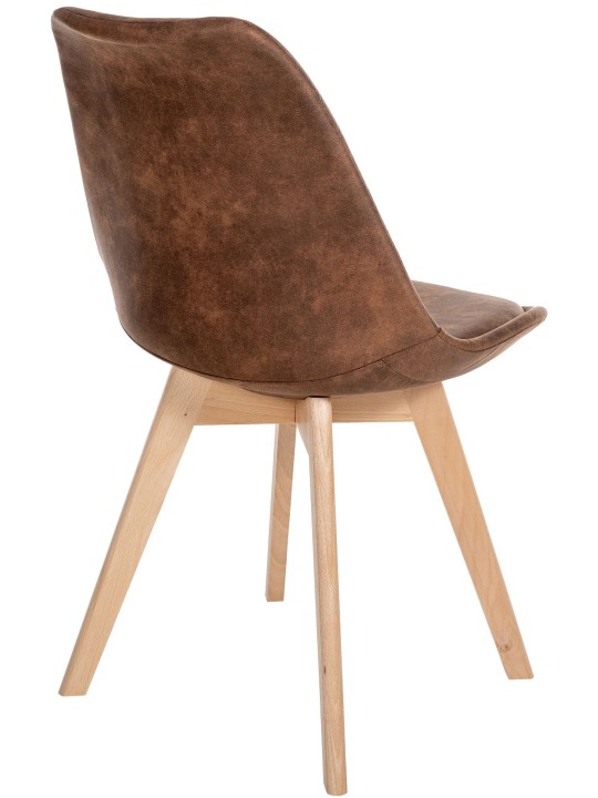 Chaise Linares Vintage, brun