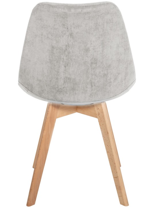 Ensemble de 4 chaises Linares Cord, beige