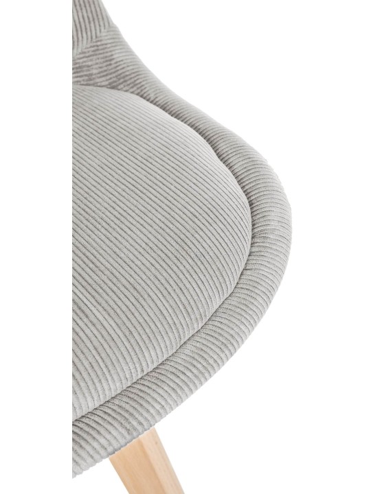 Ensemble de 4 chaises Linares Cord, beige