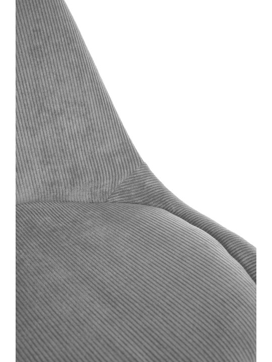 Ensemble de 4 chaises Linares Cord, gris