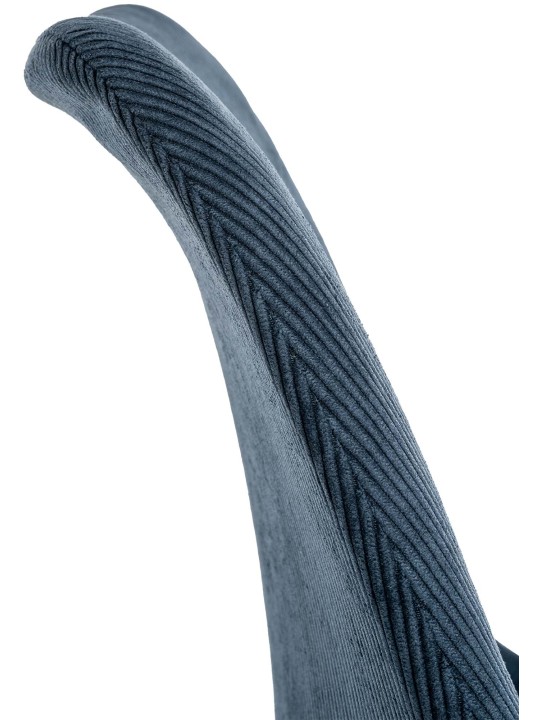 Ensemble de 4 chaises Linares Cord, bleu foncé Ensemble de 4 chaises Linares Cord, bleu foncé