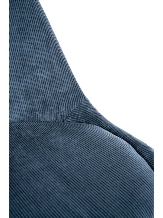 Ensemble de 4 chaises Linares Cord, bleu foncé Ensemble de 4 chaises Linares Cord, bleu foncé