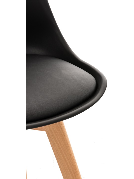 Chaise Linares, noir