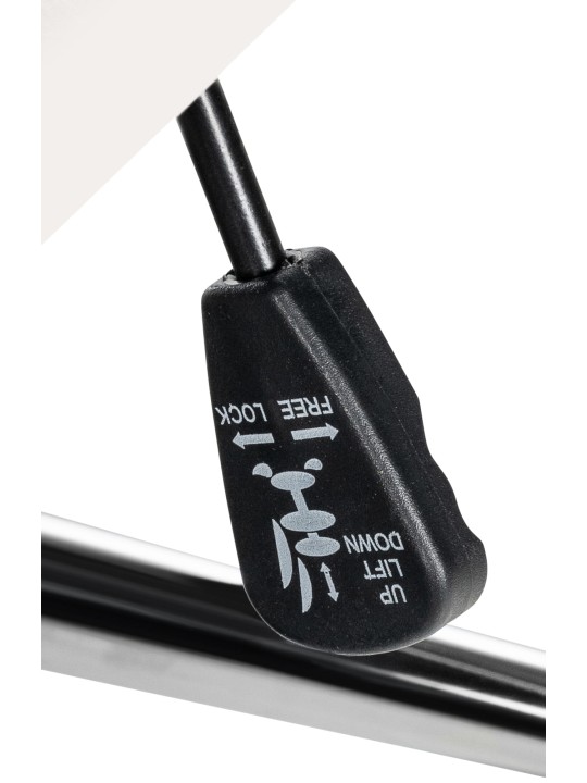 Chaise de bureau Mollis cuir véritable, blanc Chaise de bureau Mollis cuir véritable, blanc