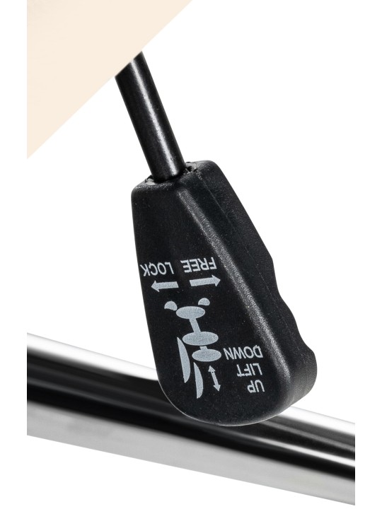 Chaise de bureau Mollis cuir véritable, crème Chaise de bureau Mollis cuir véritable, crème