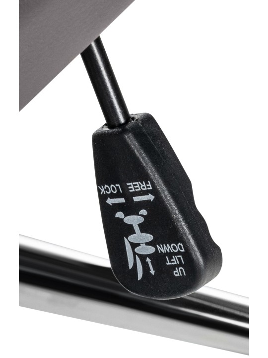 Chaise de bureau Mollis cuir véritable, gris Chaise de bureau Mollis cuir véritable, gris