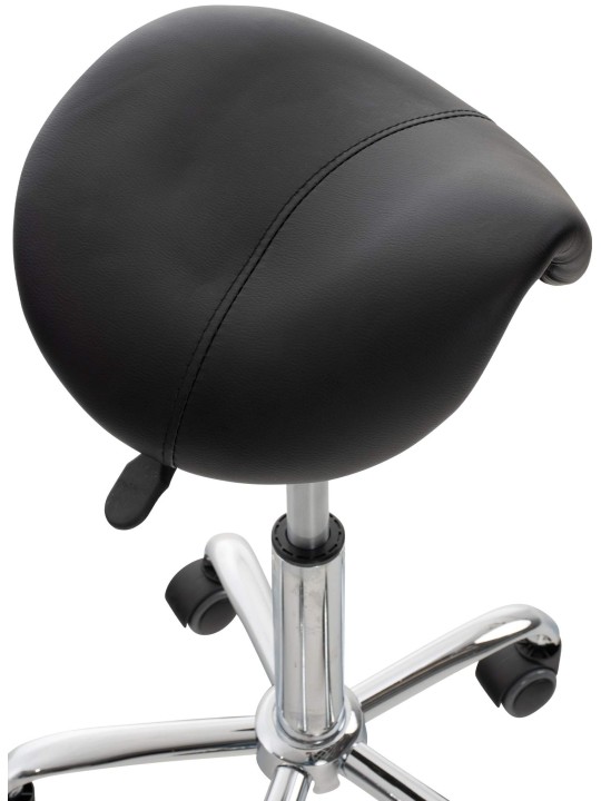 Tabouret de travail Reno, noir