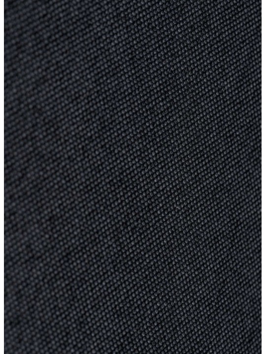 Lot de 2 chaises de salle à manger Foley en tissu, noyer/noir