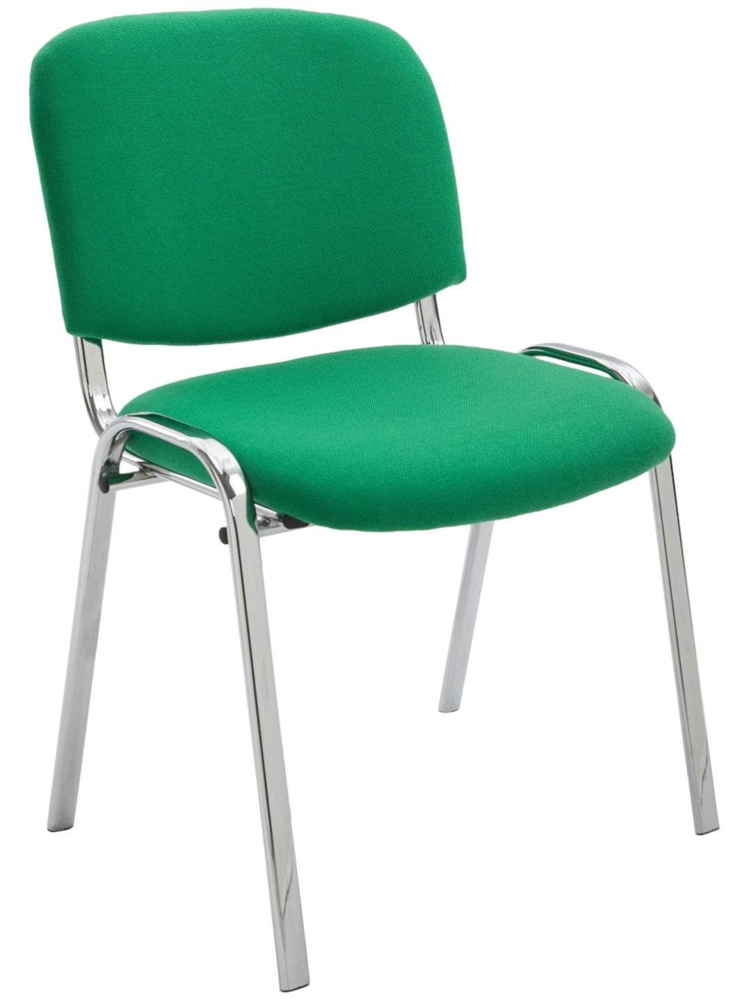 Chaise visiteur Ken C tissu, vert