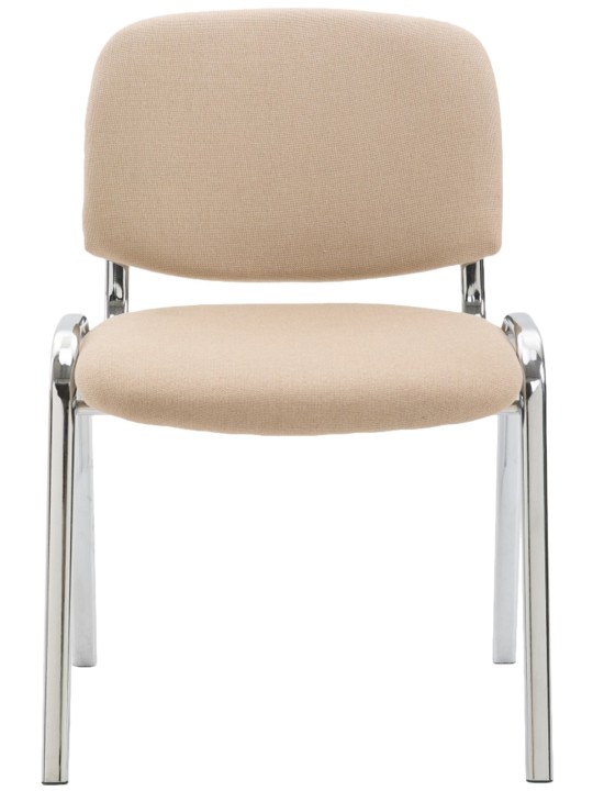 Chaise visiteur Ken C tissu, crème Chaise visiteur Ken C tissu, crème