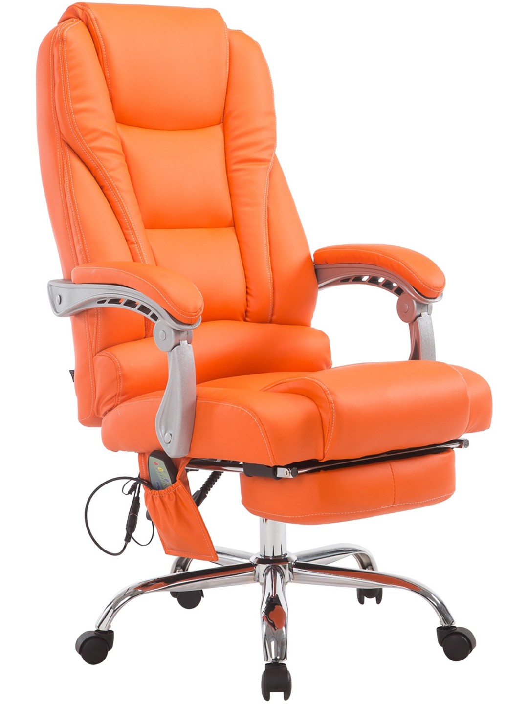 Fauteuil de bureau Pacific avec fonction massage V2, orange