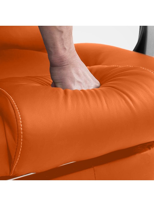 Fauteuil de bureau Pacific avec fonction massage V2, orange