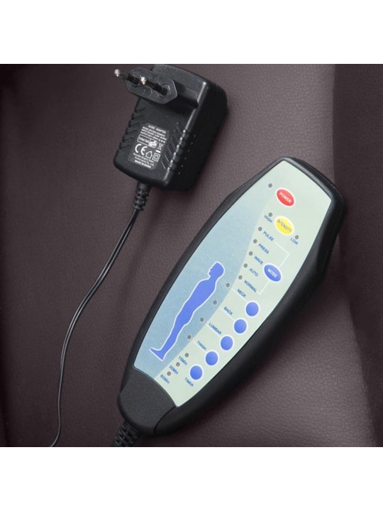 Chaise de bureau Pacific avec fonction massage V2, brun