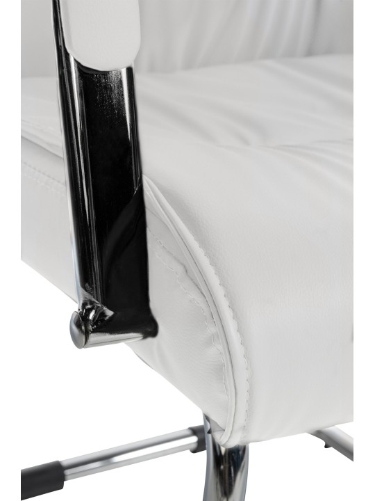 Lot de 2 chaises visiteurs Sievert, blanc