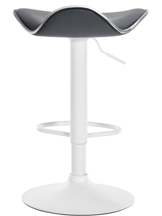 Tabouret de bar Shanghai simili cuir, gris Tabouret de bar Shanghai simili cuir, gris