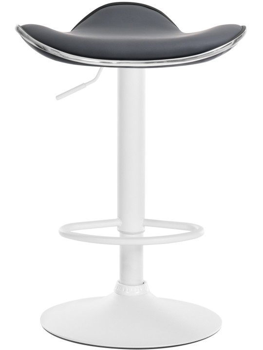 Tabouret de bar Shanghai simili cuir, gris Tabouret de bar Shanghai simili cuir, gris