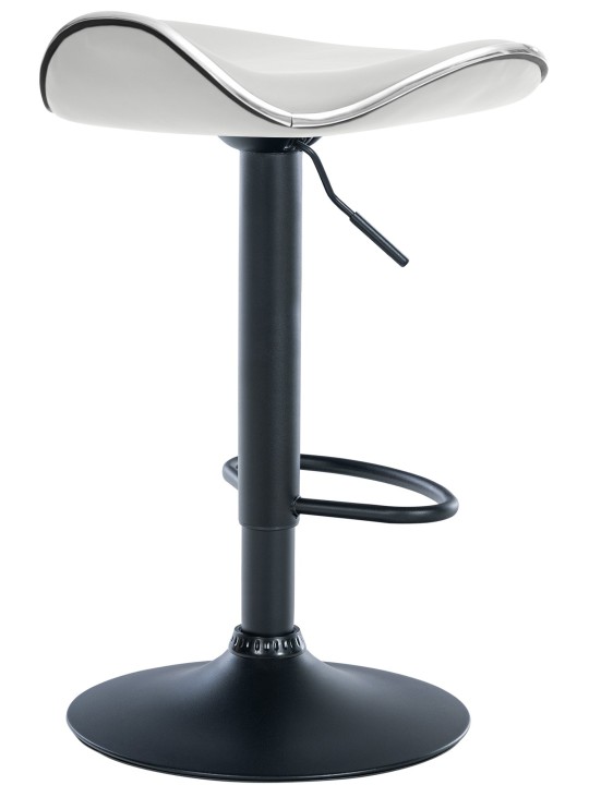 Tabouret de bar Shanghai simili cuir, blanc Tabouret de bar Shanghai simili cuir, blanc