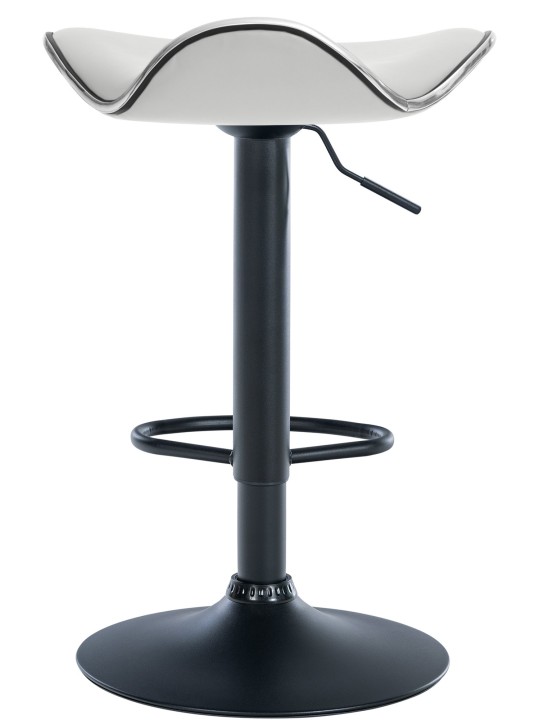 Tabouret de bar Shanghai simili cuir, blanc Tabouret de bar Shanghai simili cuir, blanc