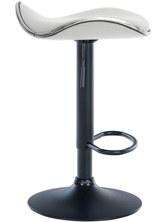 Tabouret de bar Shanghai simili cuir, blanc Tabouret de bar Shanghai simili cuir, blanc