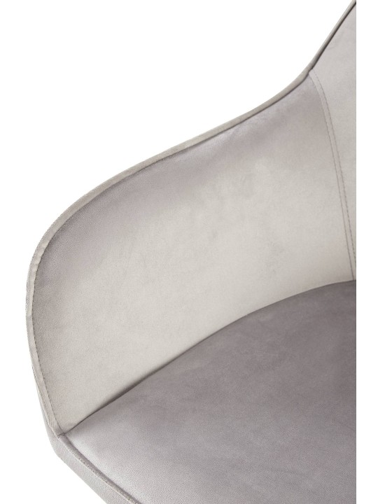 Chaise de salle à manger en velours Boise, gris Chaise de salle à manger en velours Boise, gris