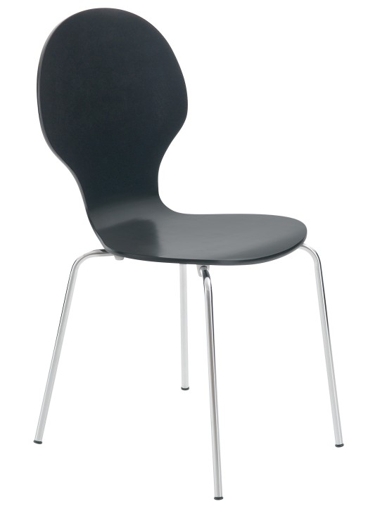 Chaise visiteur Diego, noir Chaise visiteur Diego, noir