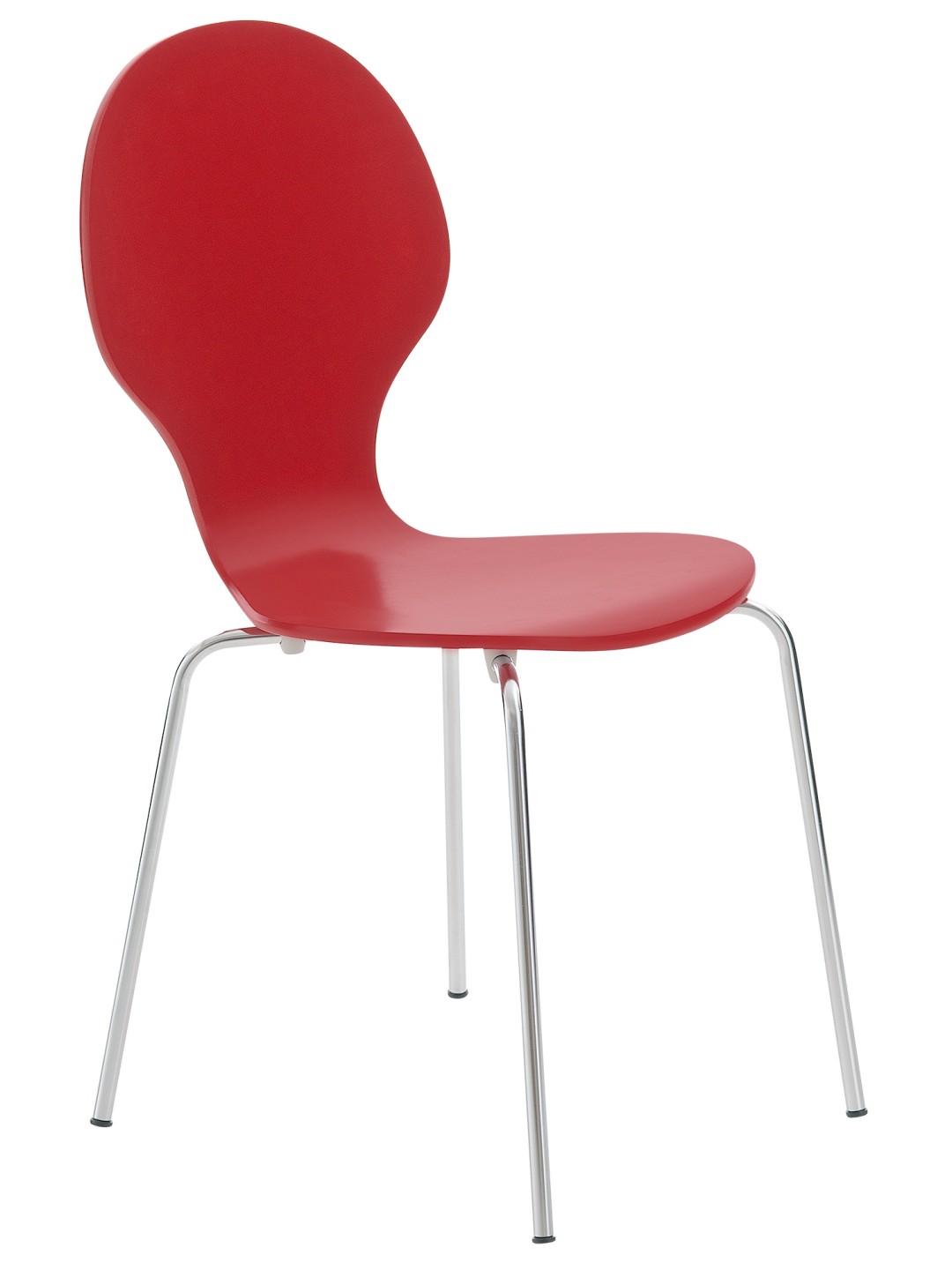 Chaise visiteur Diego, rouge
