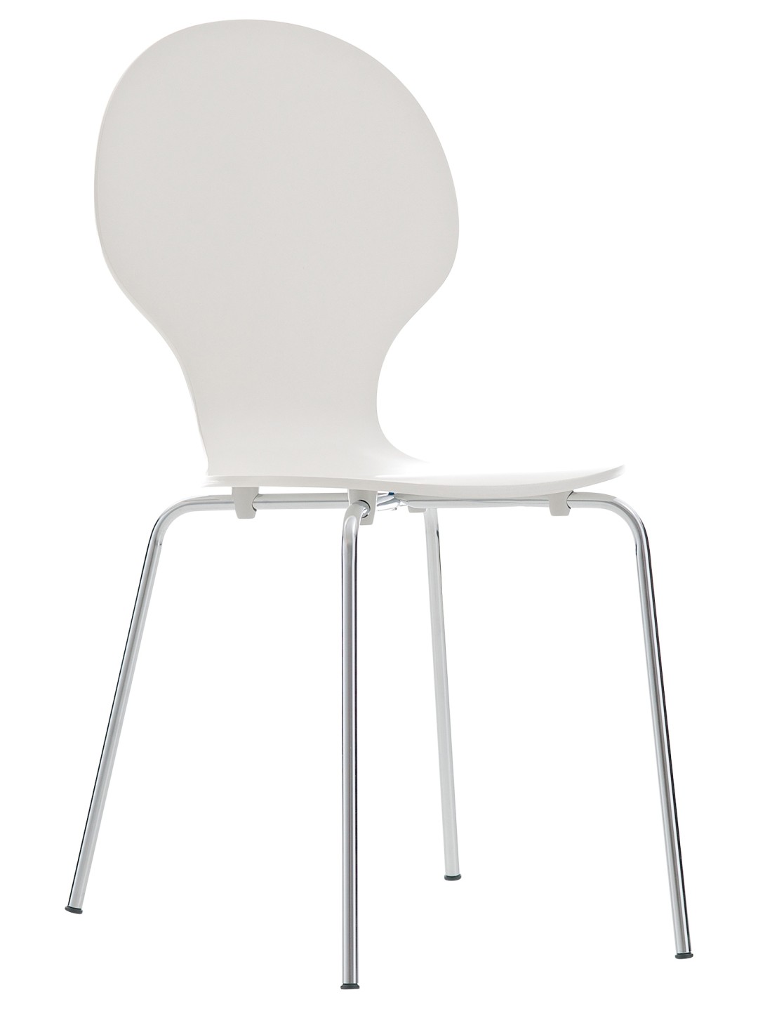 Chaise visiteur Diego, blanc